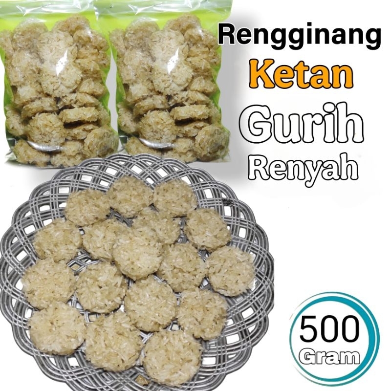 

Rengginang Ketan Mentah Rasa Terasi Gurih Renyah 500gr