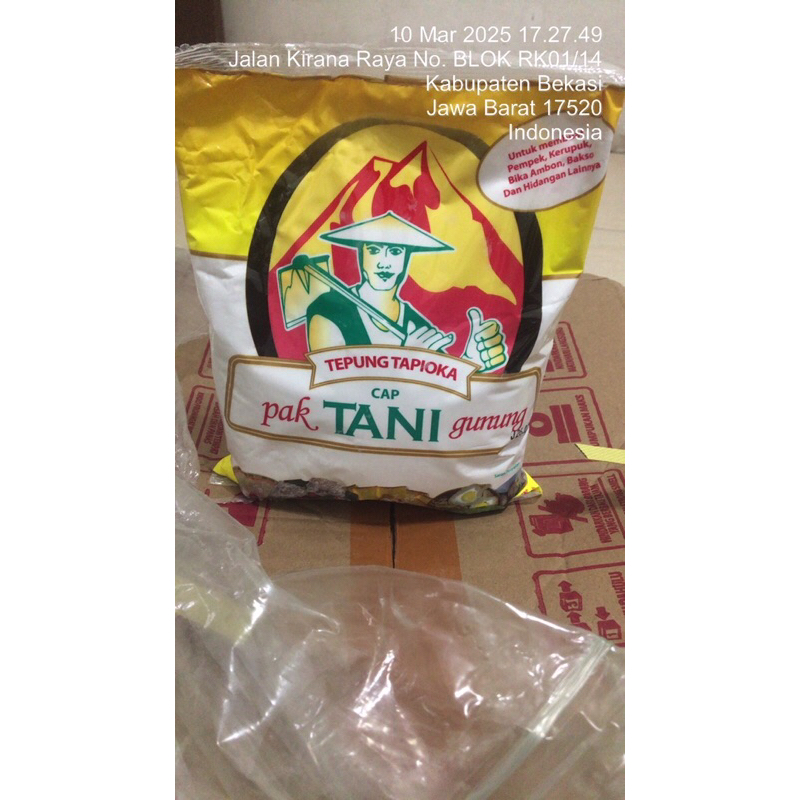 

Tepung tapioka pak Tani Gunung