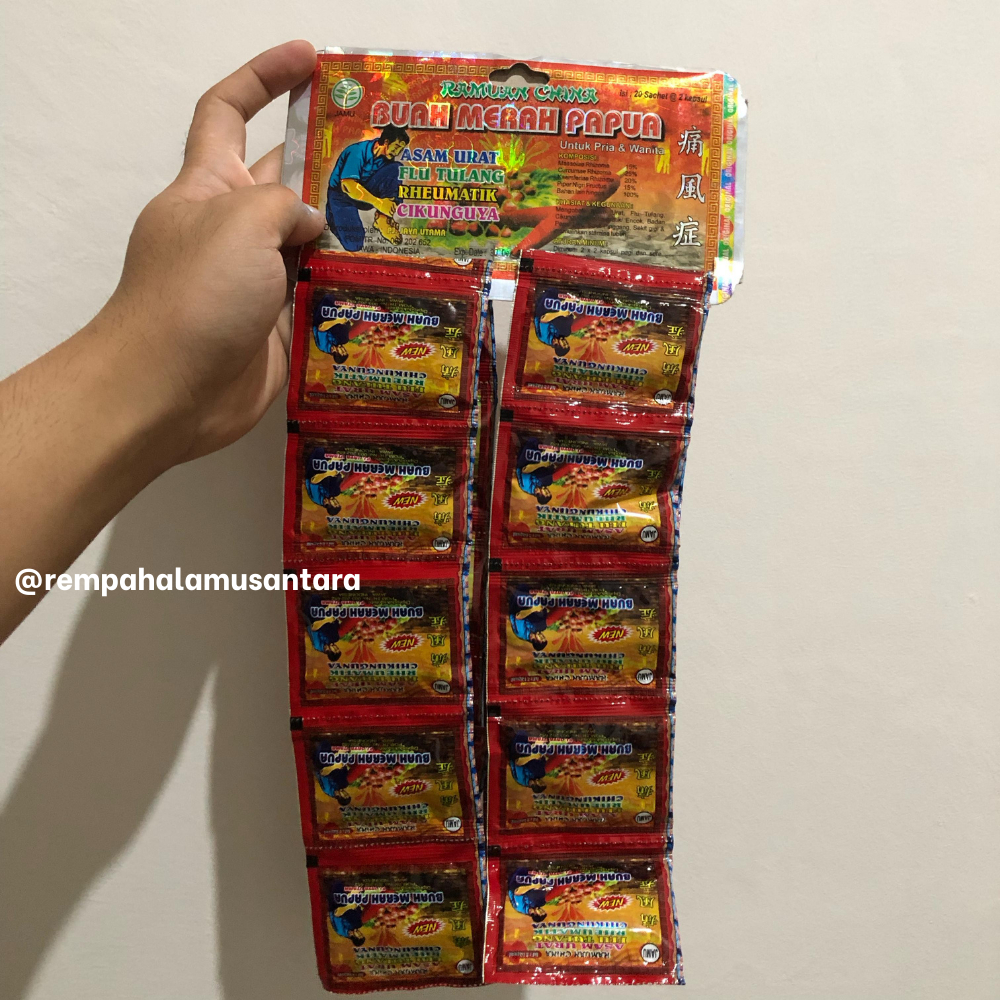 

Buah Merah Papua Kapsul Renceng Original Asam Urat