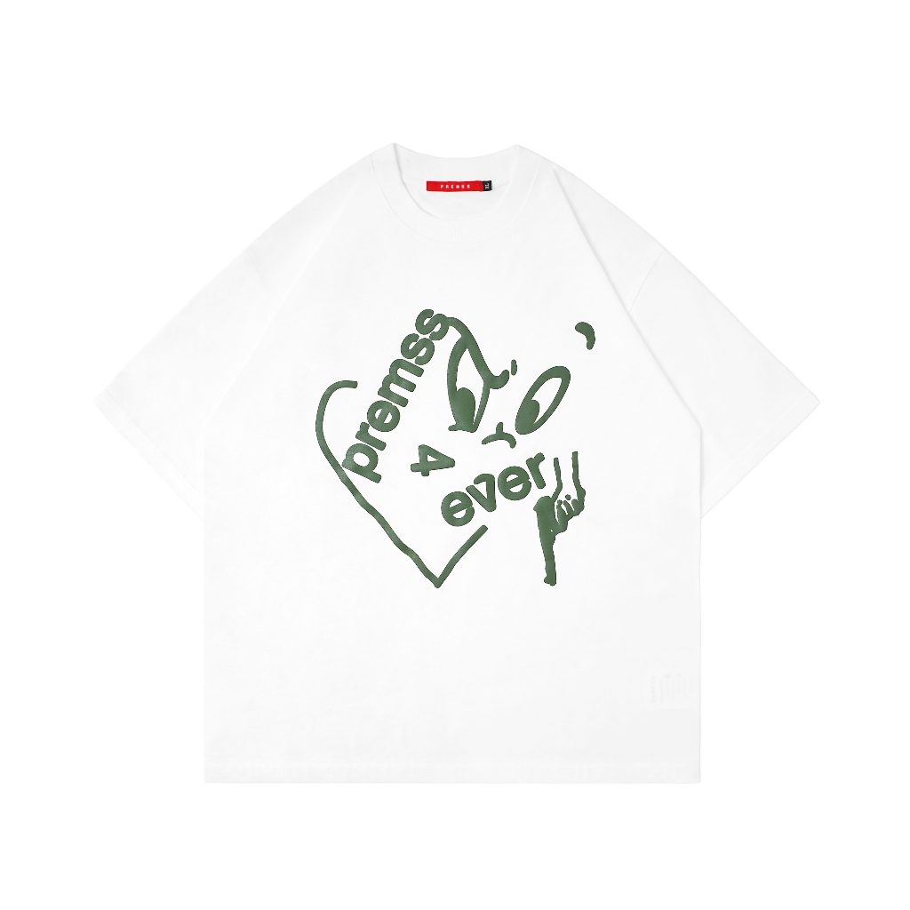 TS White Premss - "4EVER" Big Logo GR