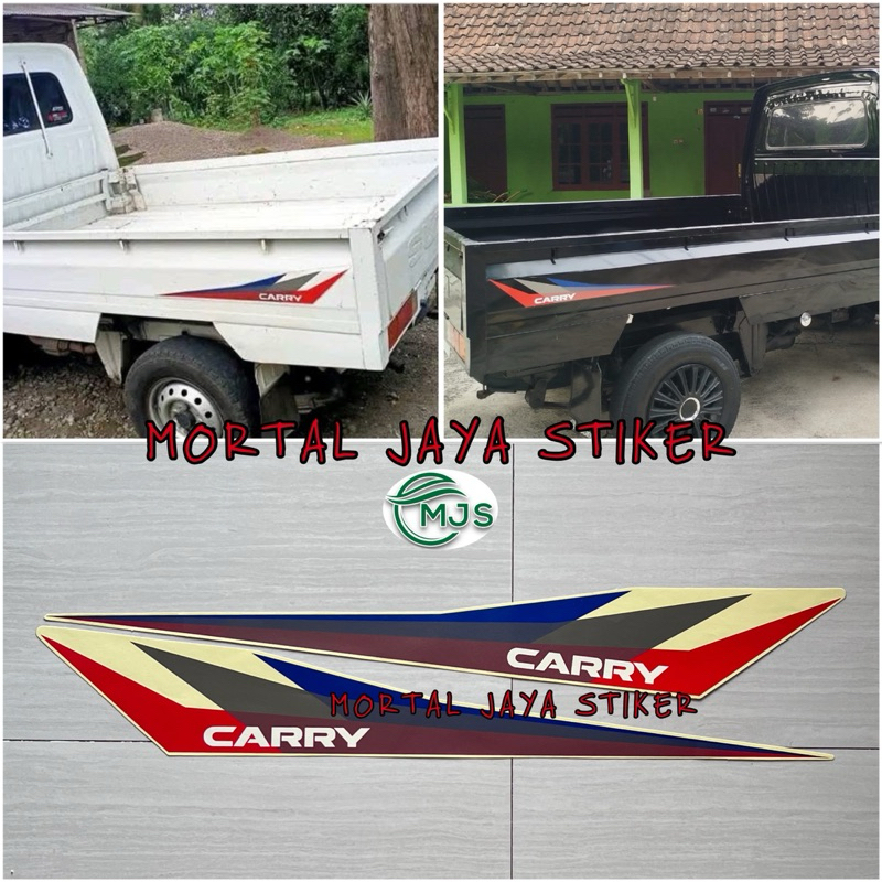STIKER STRIPING LIS LES BAK MOBIL PICK UP SUZUKI CARRY FUTURA