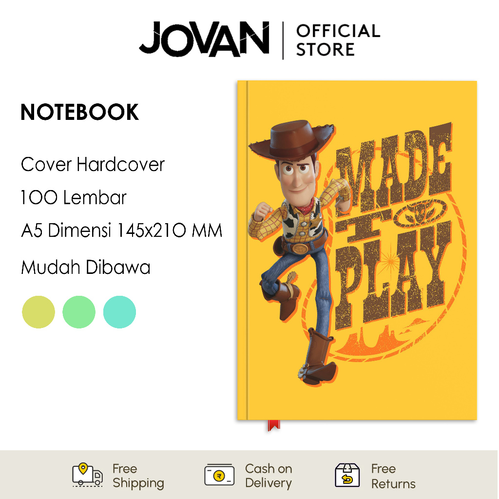 

Notebook Hardcover Custom Toy Story 6 Buku Tulis Catatan Note Agenda Planner Jurnal Diary Notebook Anime