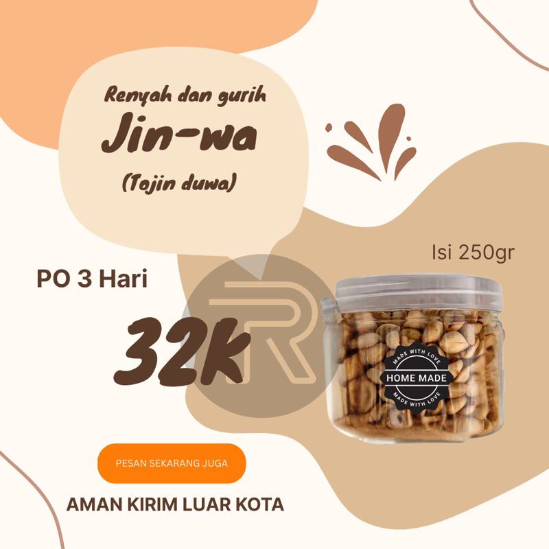 

Jin-wa (Tojin duwa) Netto 250gr