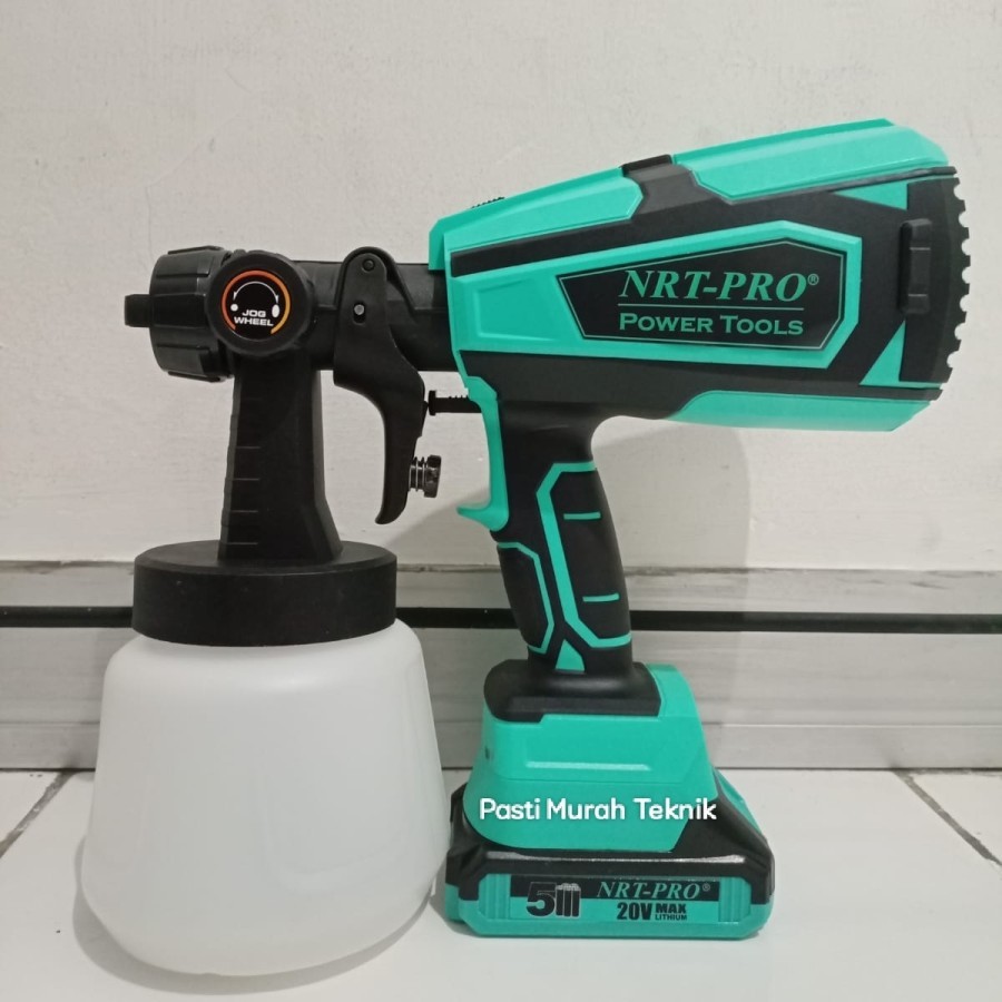 Spray gun Cat Minyak Cat Air Spray cuci mobil Spray Gun Baterai Cordless Spray Gun SC820DC NRT-PRO M