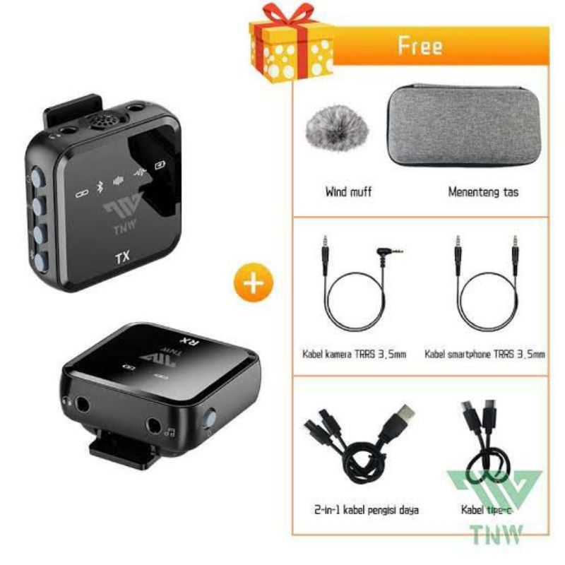 Tnw Wireless Lavalier Microphone Clip on 1 to 1
