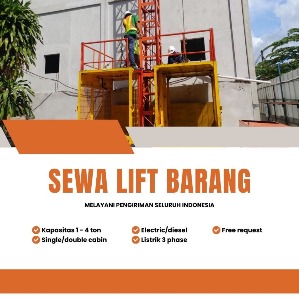 Sewa Lift Barang Tanah Abang | Lift Alimak | Passenger Hoist