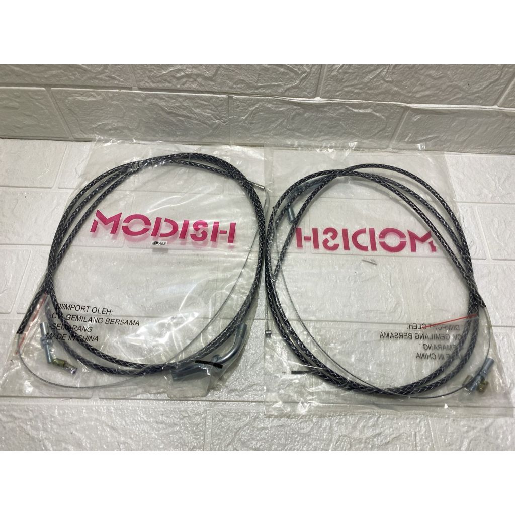 Kabel Gas Serat Carbon Modish Panjang Kabel 210cm Kabel Tali Gas