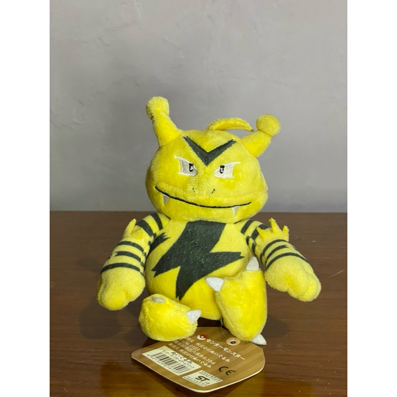 Boneka Pokemon Seri Pokefit Kanji Plush Electabuzz Newtag
