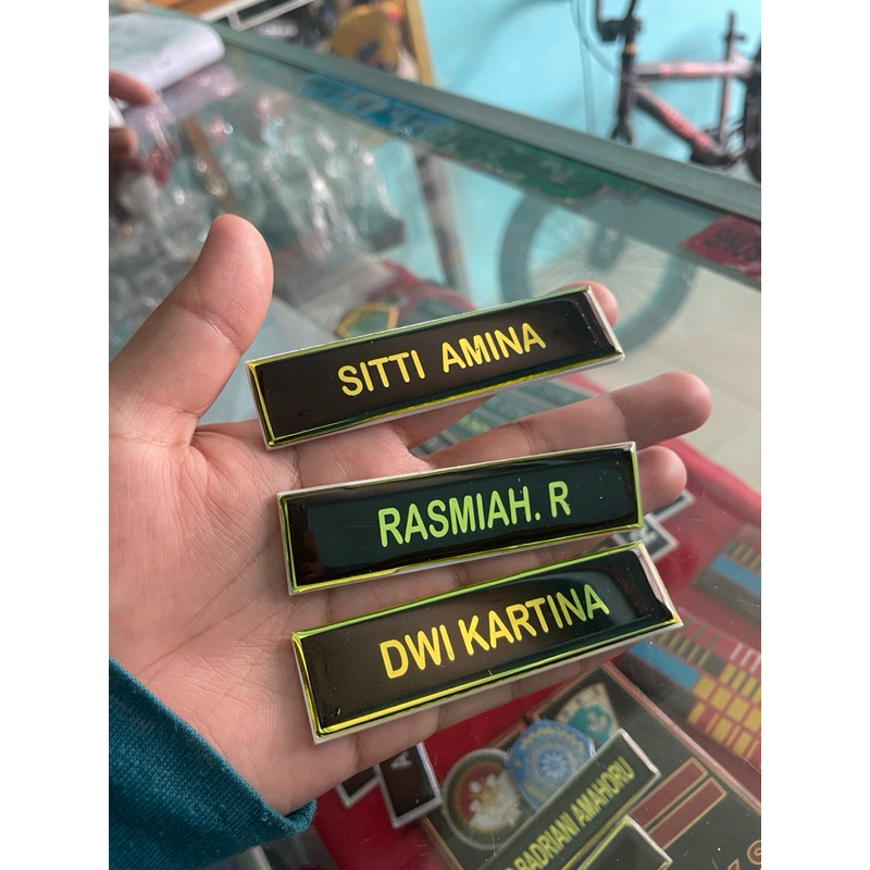 nametag resin lycal