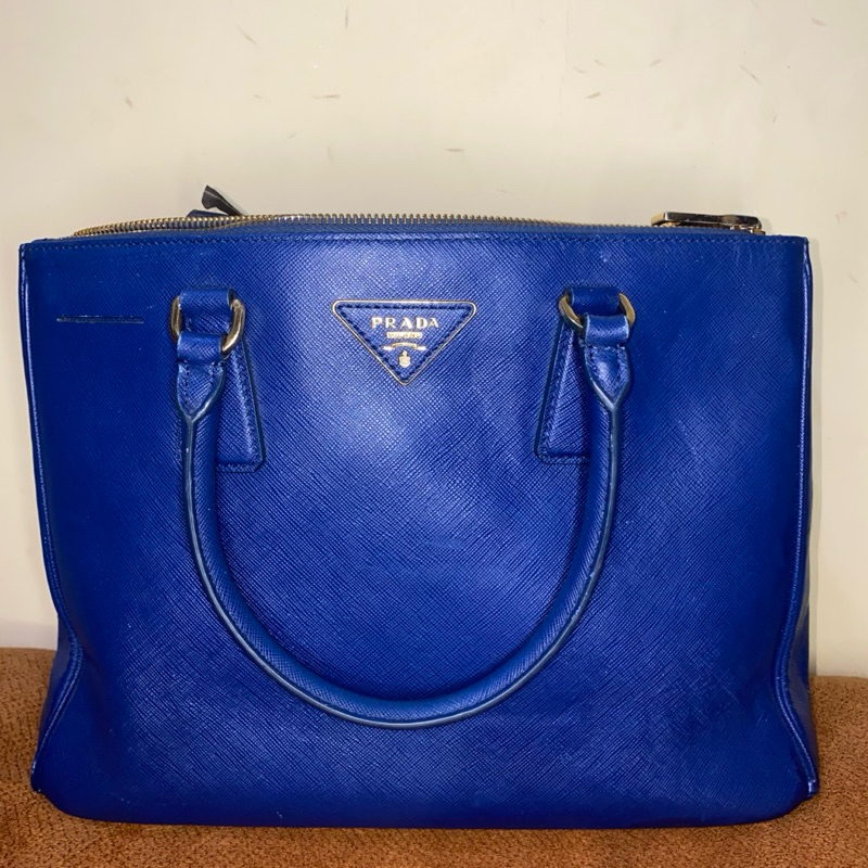 tas Preloved Prada Zipper Lampo