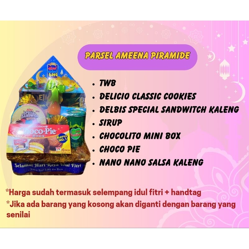 

Gosend Ready Parcel Lebaran Idul Fitri Surabaya, Sidoarjo dan Mojokerto / Parcel Snack / Parcel Murah