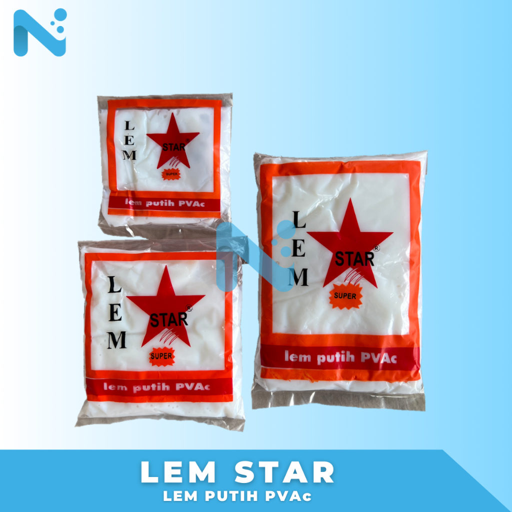 

LEM STAR PUTIH PVAc Super Lem Kayu Tembok