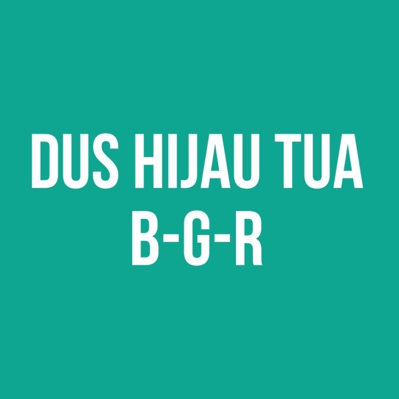 

Dus hijau tua#B