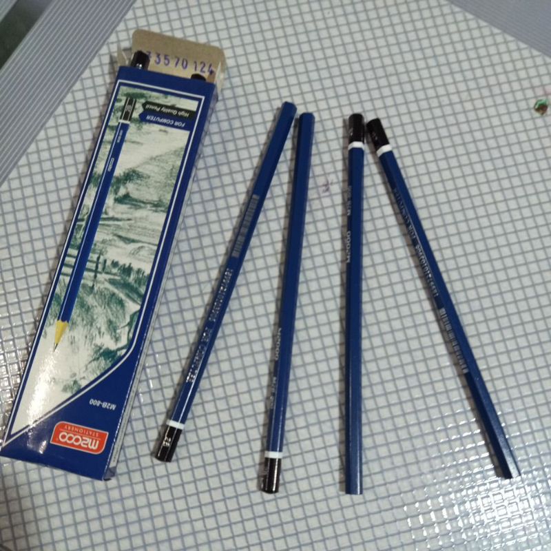 

(1 pak isi 12) pensil murah m2b