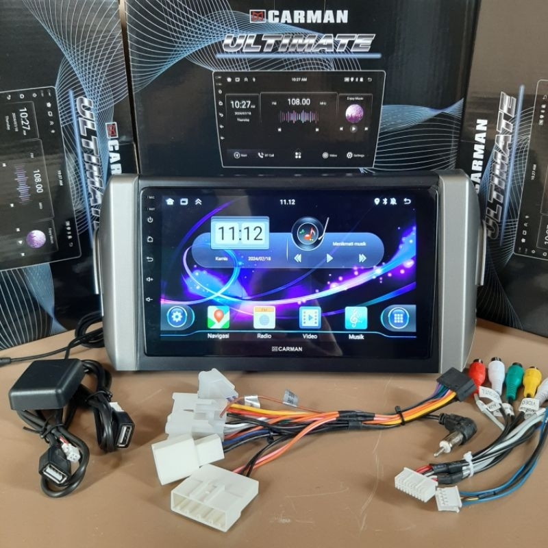 HEAD UNIT ANDROID INNOVA REBORN ANDROID 9 INCH PLUG AND PLAY REBORN ANDROID CARMAN RAM 2/32 GB