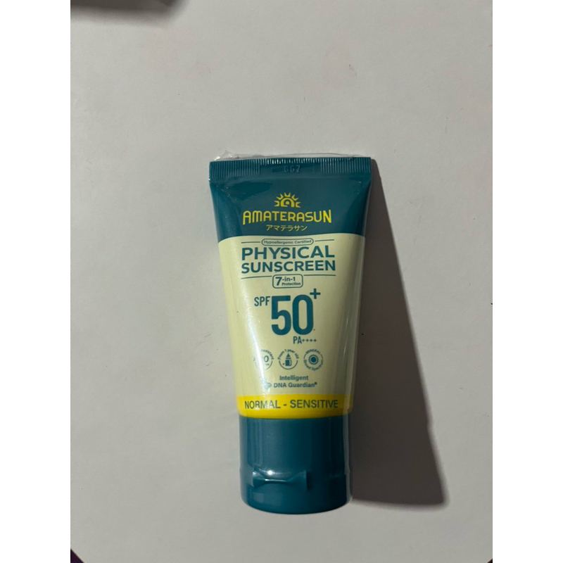 PHYSICAL SUNSCREEN AMATERASUN, EMINA SUN BATTLE, FACEWASH WARDAH, DAZZLE ME SETTING SPRAY