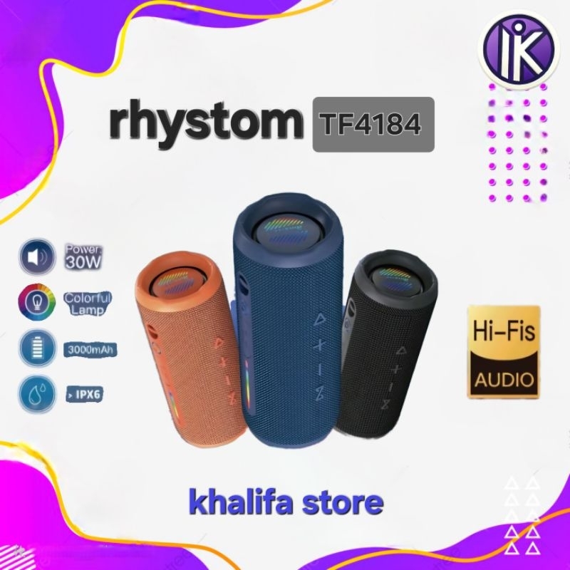 Speaker Rhystom TF4184 Bluetooth V5.3 Protable