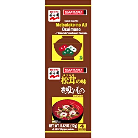 

Nagatanien Matsutake No Aji Osuimono Instant Soup Mix Mushroom Flavored 12gr