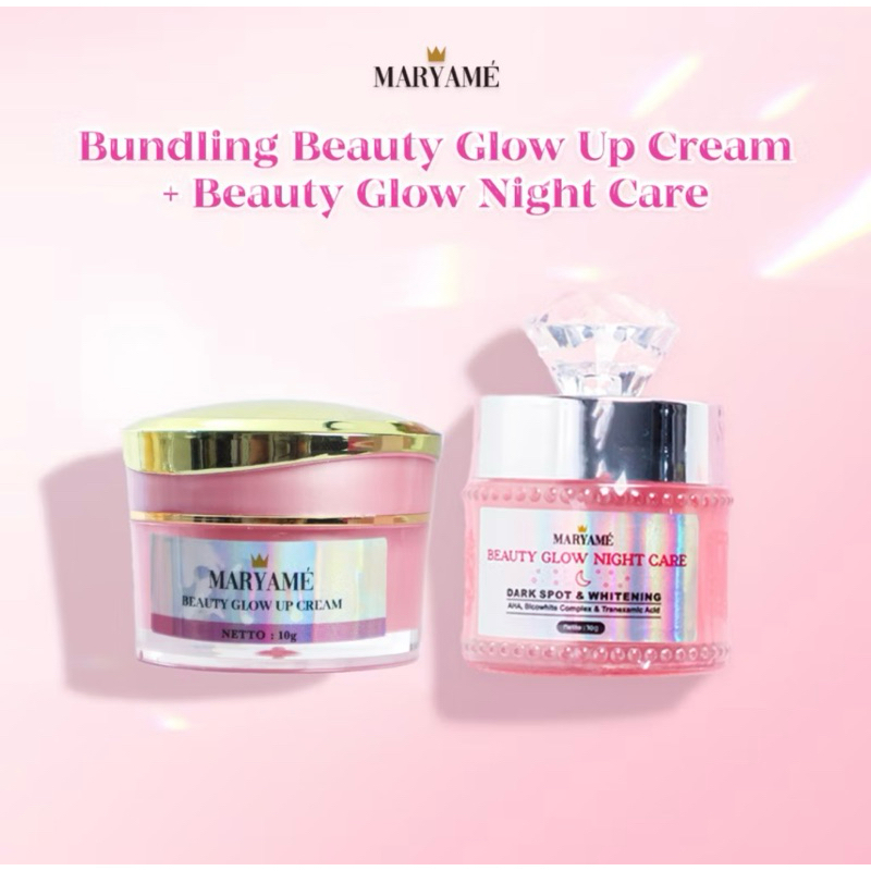 Maryame Beauty Glow Up Cream & Beauty Glow Night Care