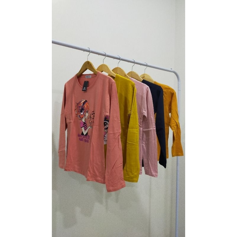 Kaos anak cewek lengan panjang
