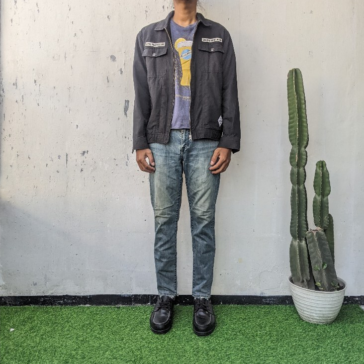 CELANA JEANS DENIM PLAC KRUZ