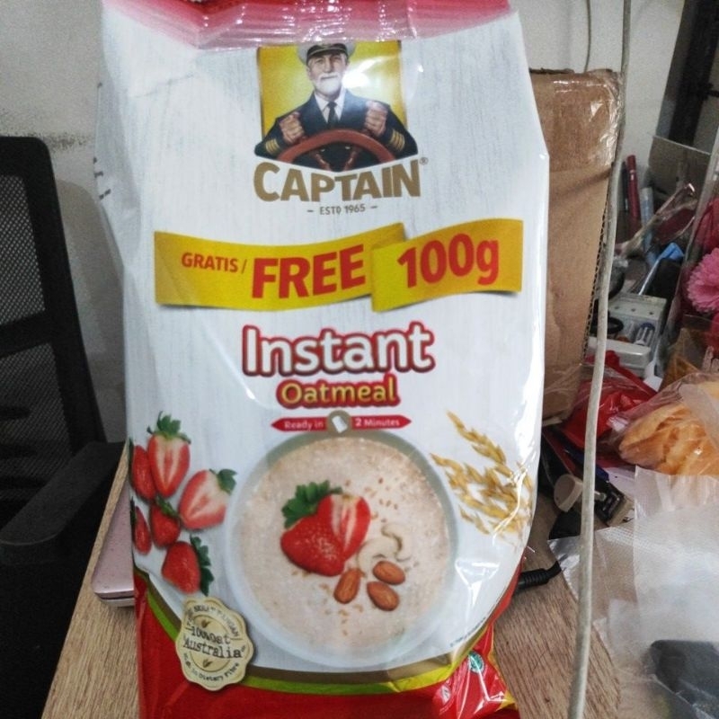 

captain instant oatmeal