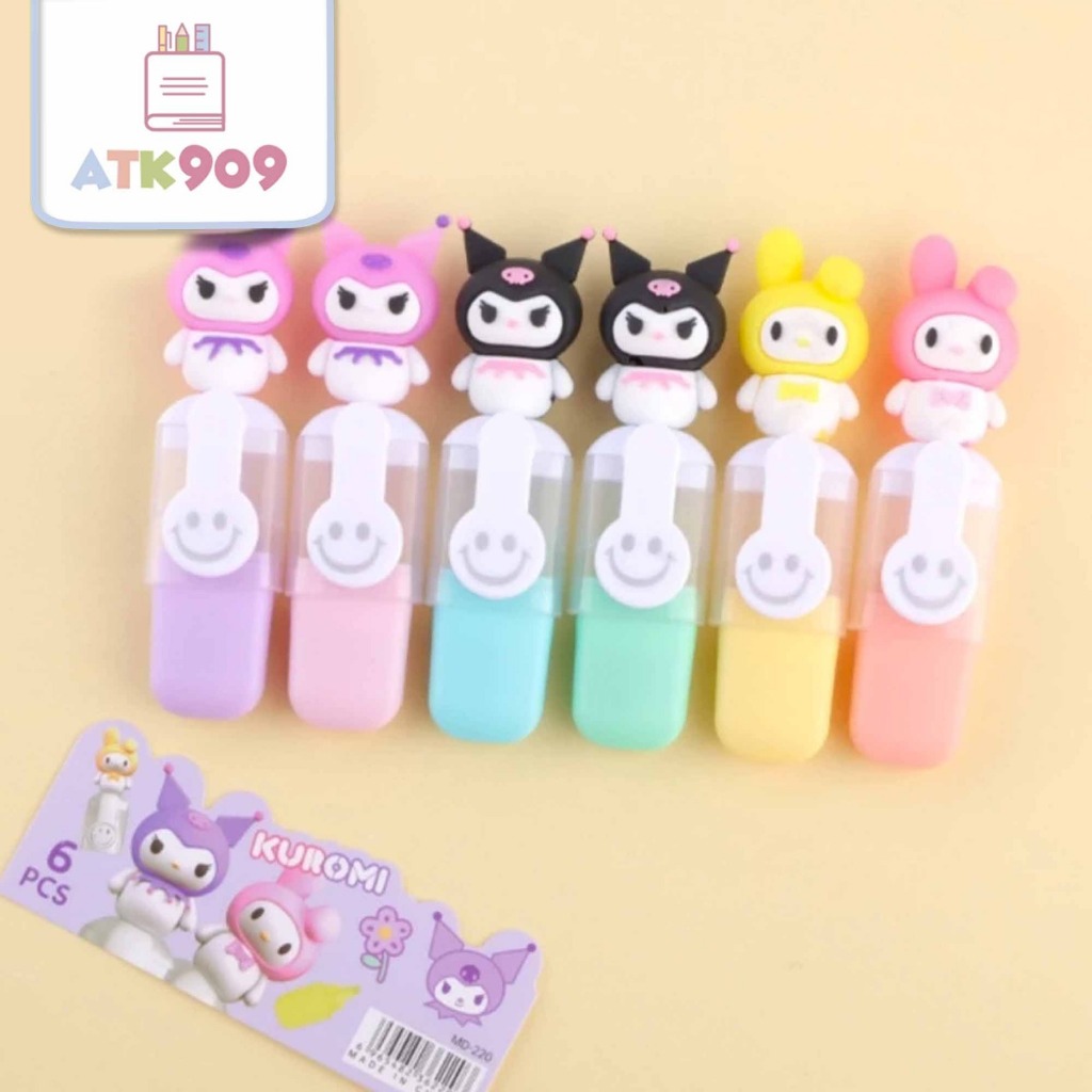 

ATK909 1PCS Mymelody Supermario Stabilo Set Highlighter Stabillo Lucu Unik Murah Goodiebag