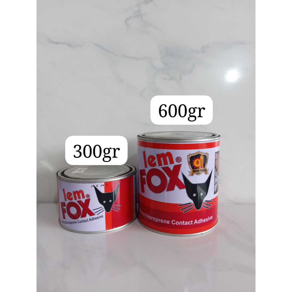 

Lem Fox Kuning 300gr 600gr / Lem Serbaguna / Lem kayu / Lem Kuning