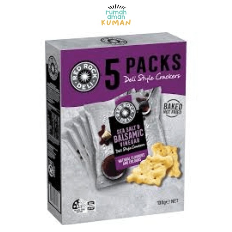 

Red Rock Deli - Sea Salt & Balsamic Vinegar 5 Pack - Australia