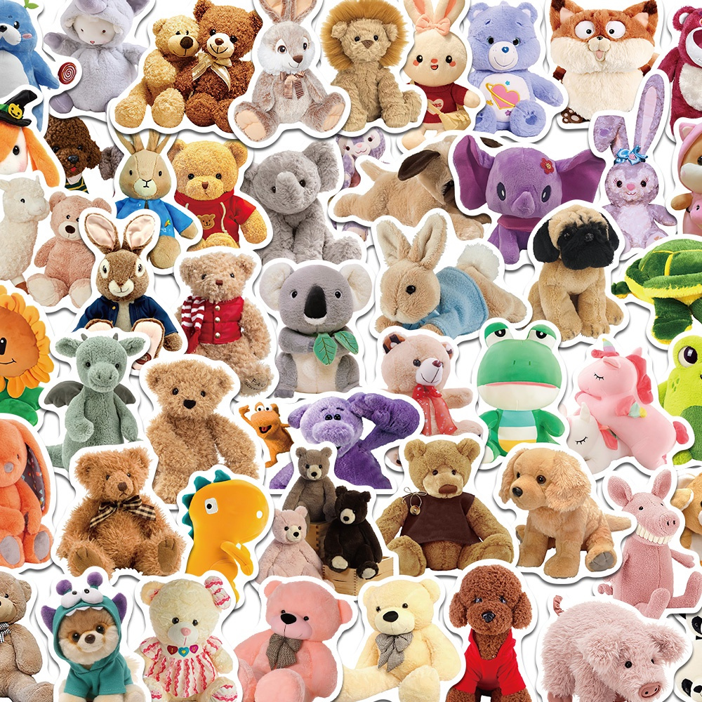 

Stiker Kartun Boneka WaterProof Premium isi 24 pcs