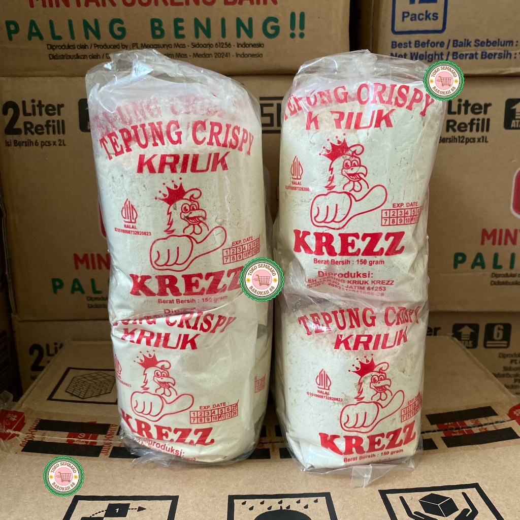 

TEPUNG CRISPY KRIUK 150gram 1 BALL ISI 10