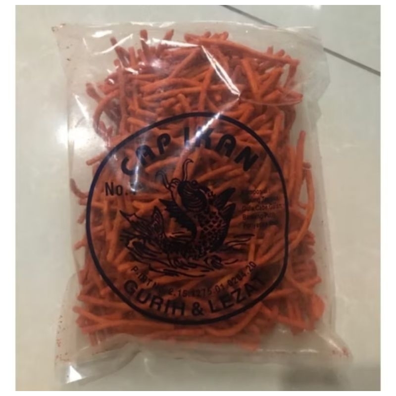 

Mie Lidi / Mie Rapuh Cap Ikan 250gr