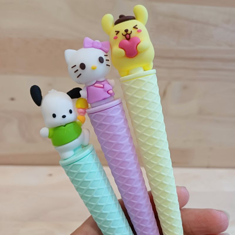 

Pulpen ice cream cone sanrio HELLO KITTY POCHACCO POMPOMPURIN