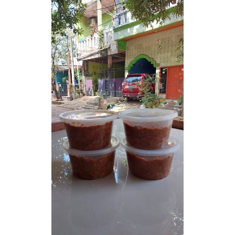 

Bumbu pecel ukuran sambel seperempat