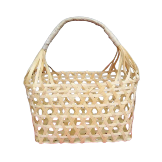 Tas hampers anyaman bambu