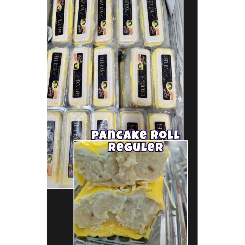 

pancake durian roll full daging durian