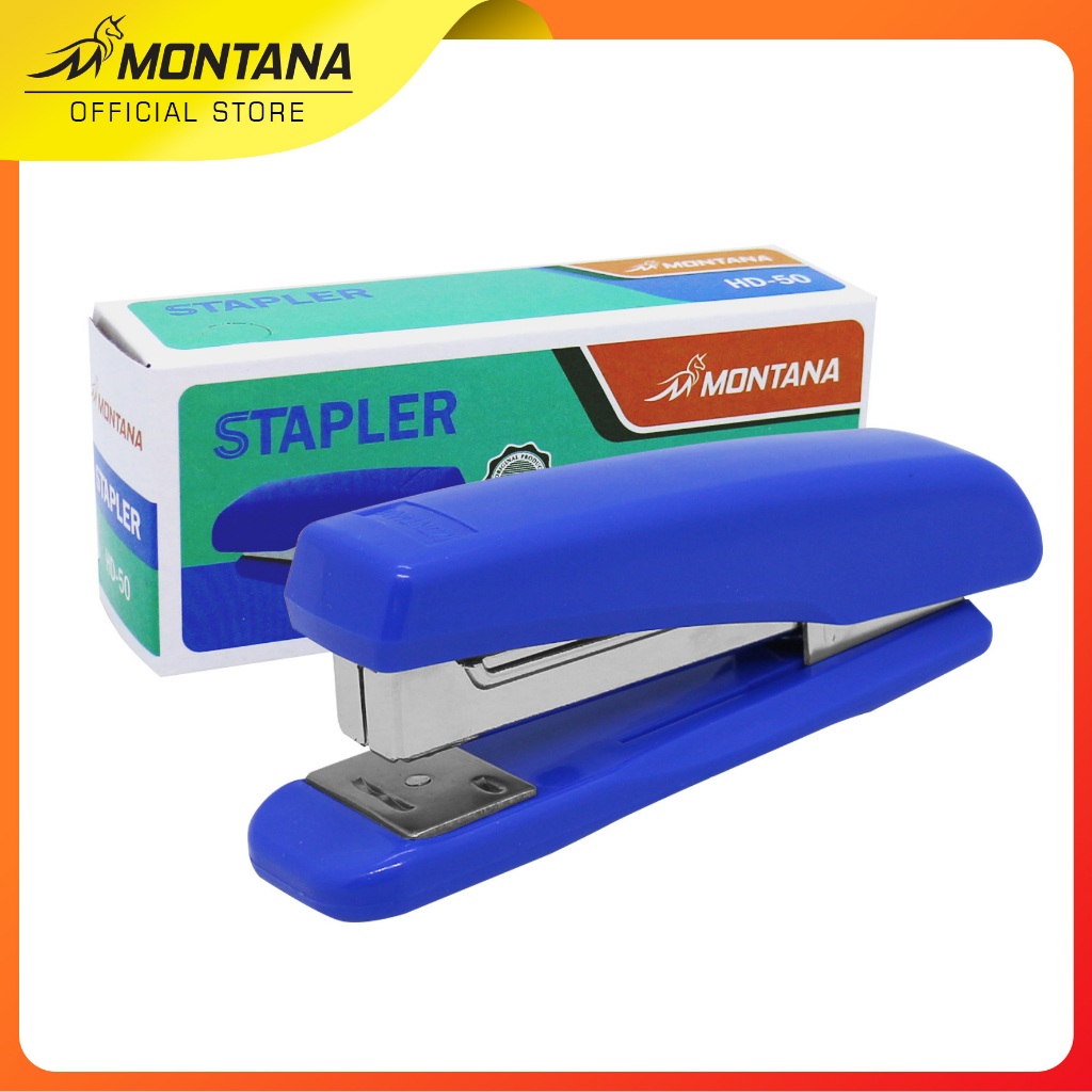 

MONTANA Stapler Jepretan Staples 12 Cm Colorful Jegrekan Hekter HD-50D
