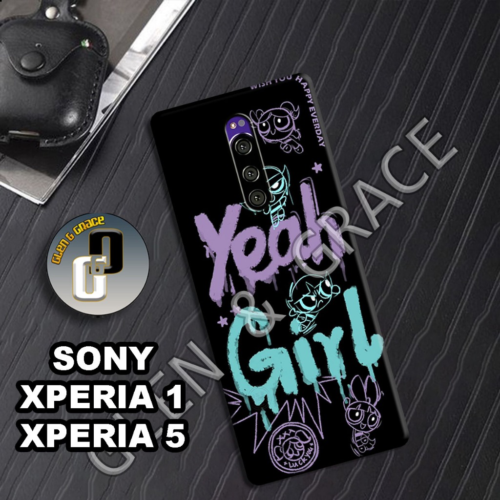 G11 - Case SONY XPERIA 1 - Bahan karet lentur - Motif CEWEK - Softcase SONY XPERIA 5 - Silikon lentu