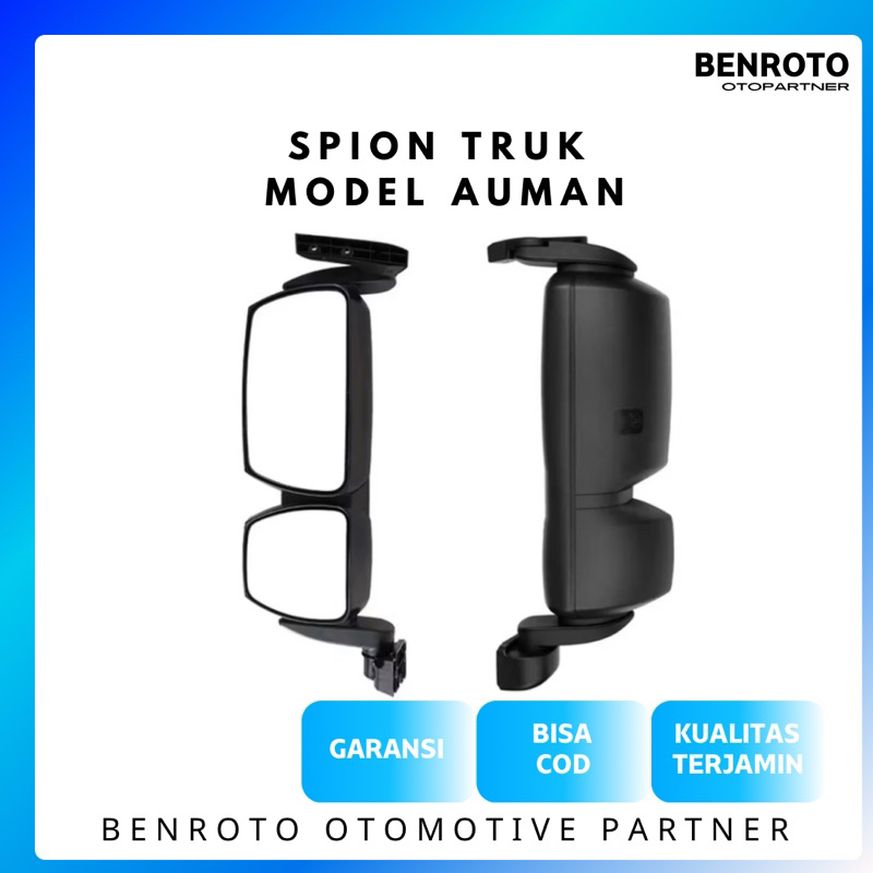 2pcs Spion Truk Model Auman Bisa Untuk Canter ELF Dyna Dutro Hino Lohan Fuso