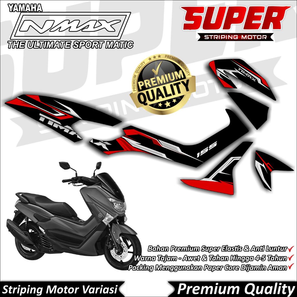 Stiker Nmax Old Anti Luntur keren Striping Nmax Old Striping Yamaha Nmax Old Stylish