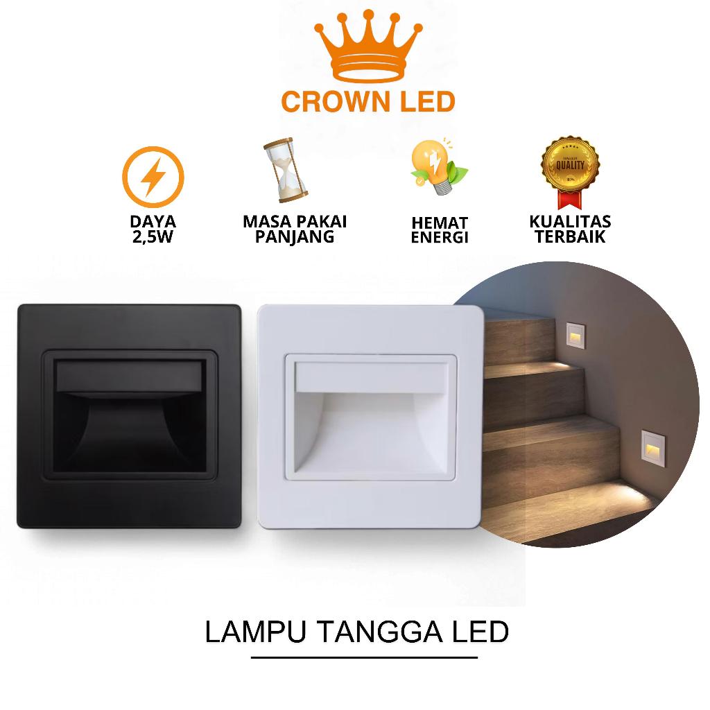 Lampu LED Tembok Anak Tangga Dinding Step Light inbow tanam Wall Lamp