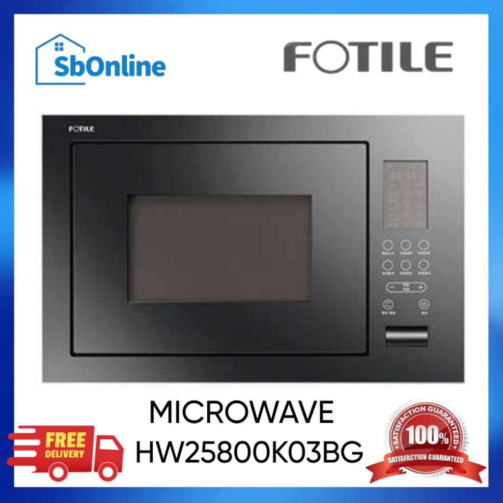 Fotile HW25800K-03BG Microwave Oven - 25 Liter, Hitam