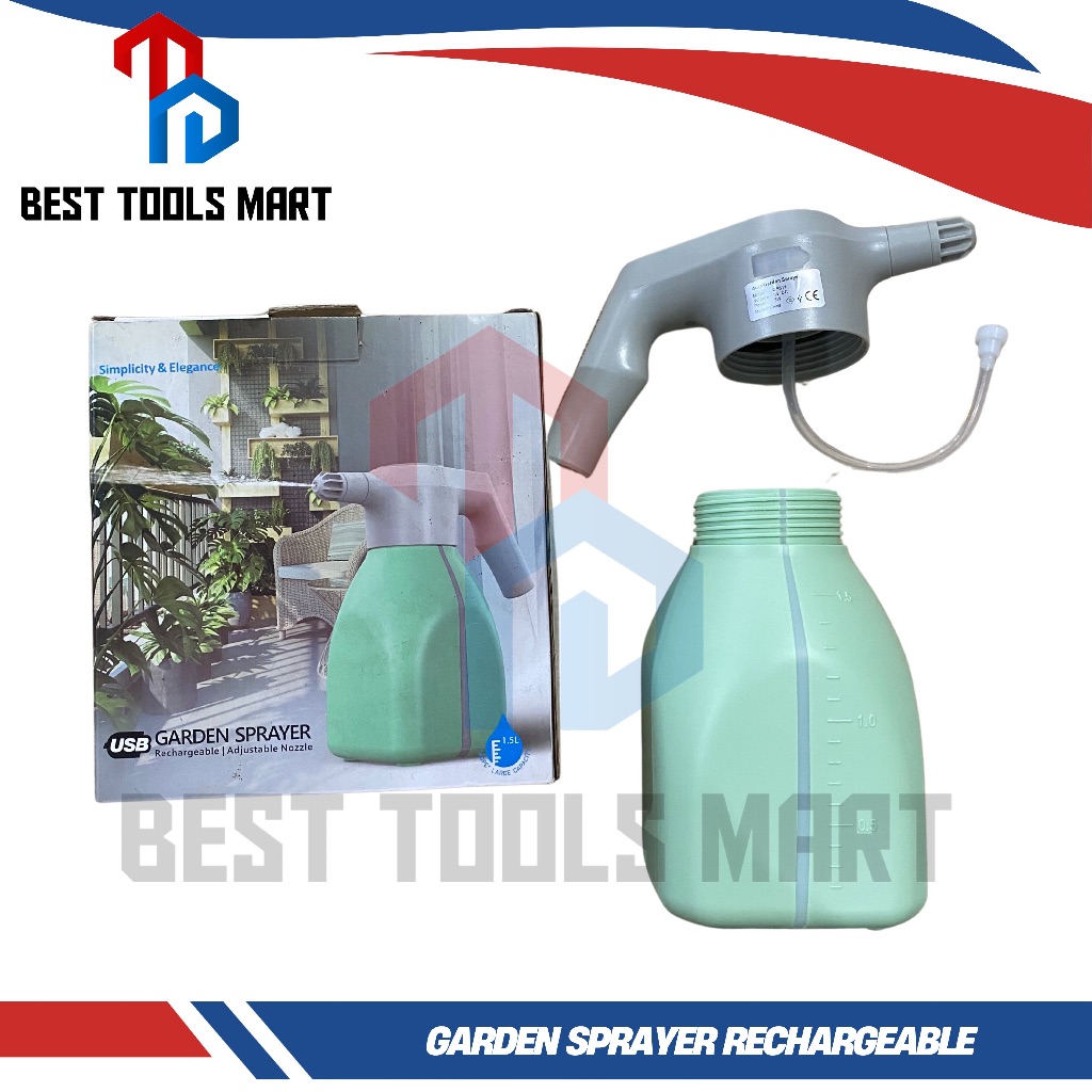Penyiram Tanaman Elektrik - Rechargeable Sprayer Alat penyiram tanaman otomatis bisa di cas alat sem