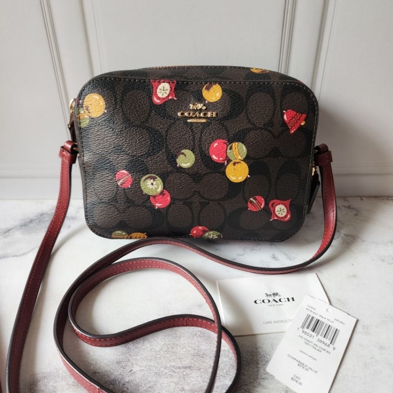 Coach Mini Camera Bag Mahogany Cherry Original Preloved