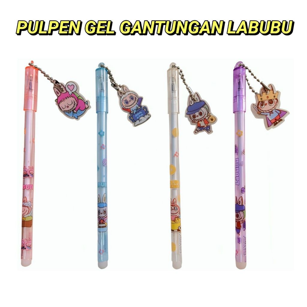 

pulpen / ballpoint gel gantungan lucu labubu