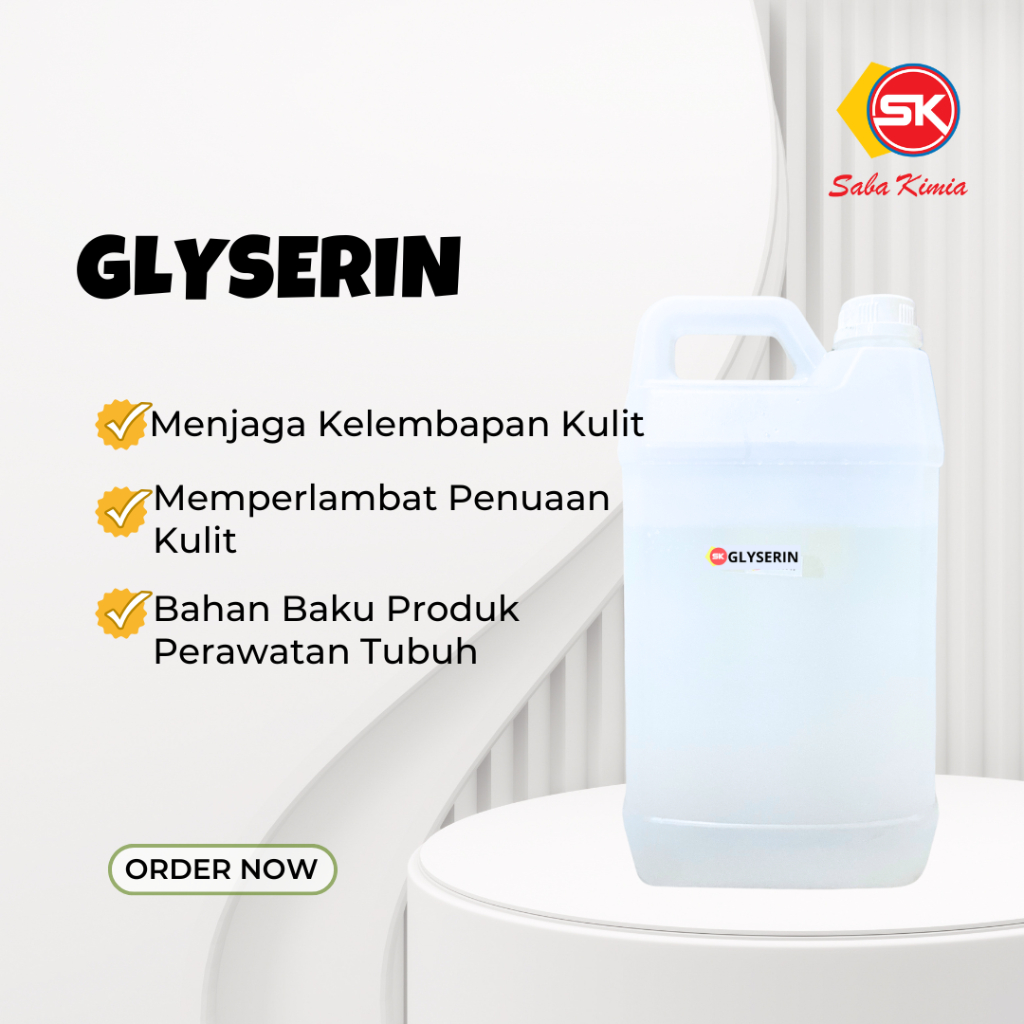 Gliserin / Glyserin 99,7% / Vegetable Glycerin / Pelembab Kulit 5 kg