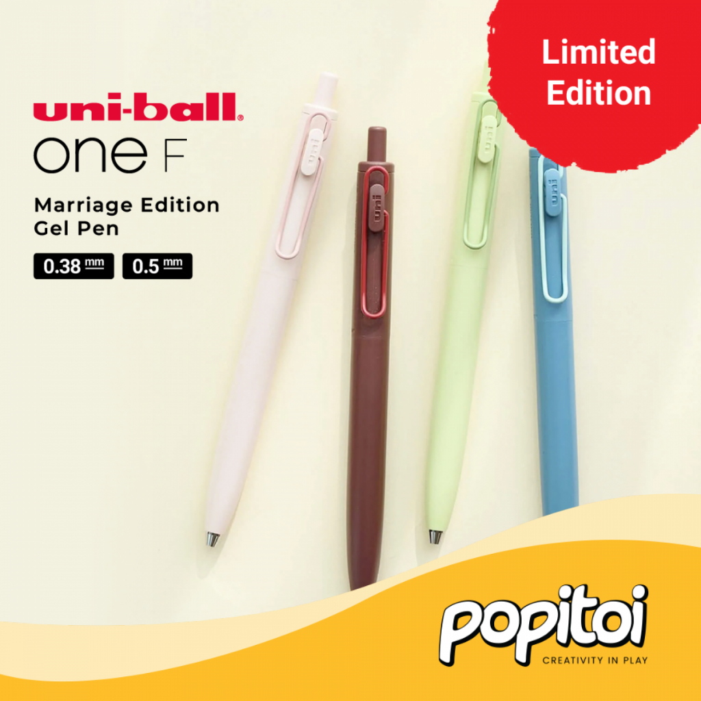 

UniBall One F Marriage Color Gel Pen 0.38 0.5 mm (Limited Edition) Pulpen Uni Ball Feel