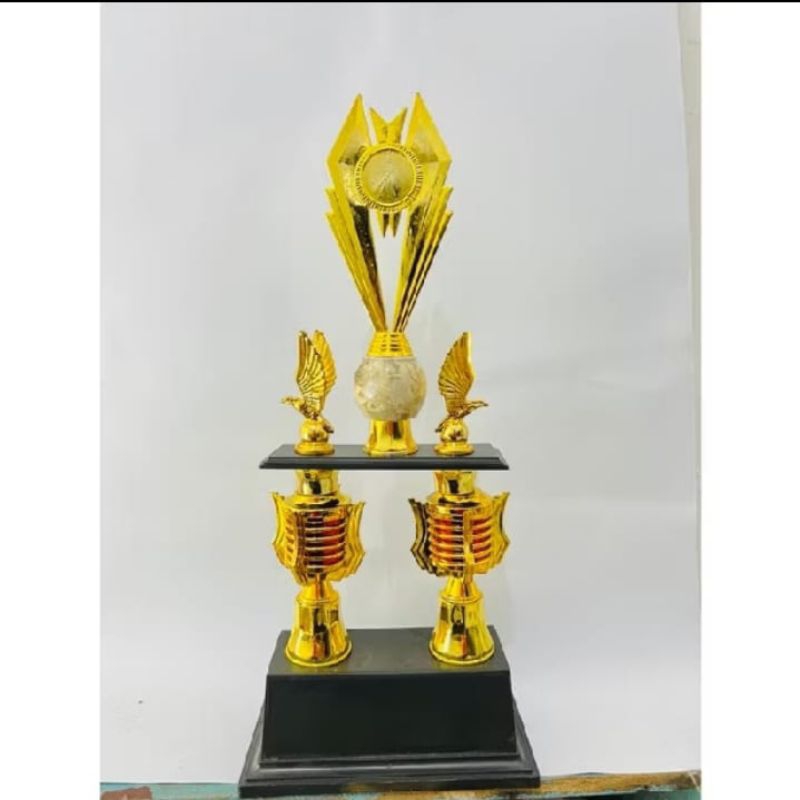 Piala Kaki 2 Tatakan Hitam - Piala KAKI 2 Marmer - Piala Pagoda