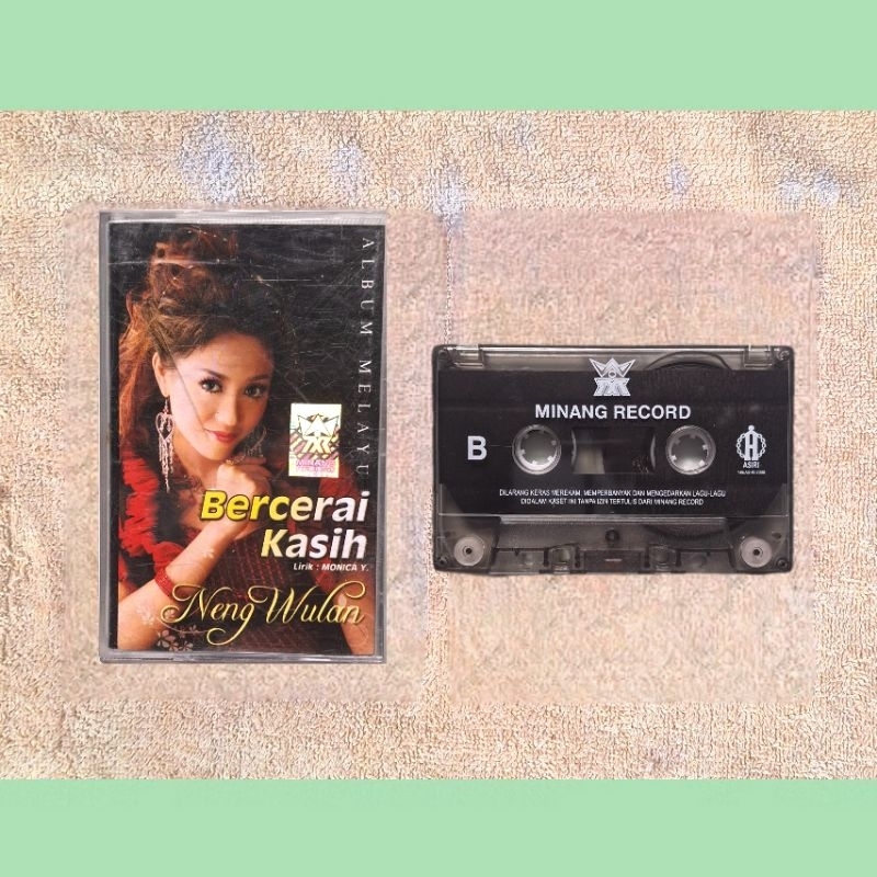 Kaset Pita Original / Cassette Minang Record - Album Dangdut Melayu Deli Neng Wulan Bercerai Kasih