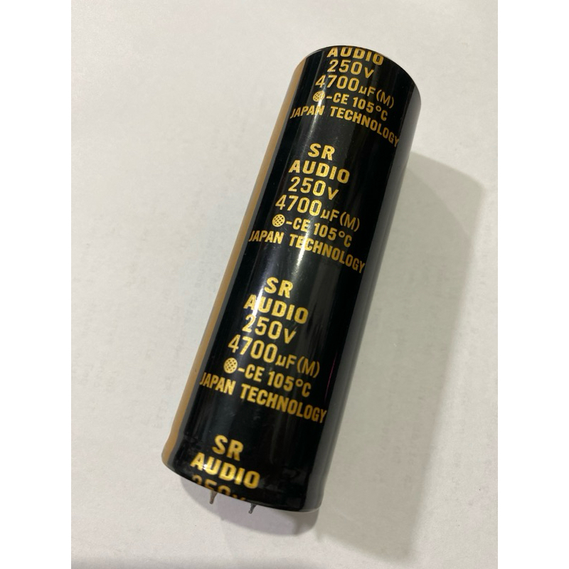Capasitor Elco 4700uf 250v original SR AUDIO / Capasitor Elco 4700 uf 250 v original SR AUDIO